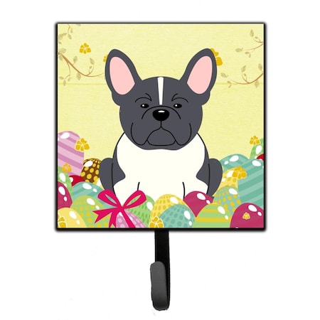 Carolines Treasures Easter Eggs French Bulldog Black & White Leash or Key Holder BB6012SH4
